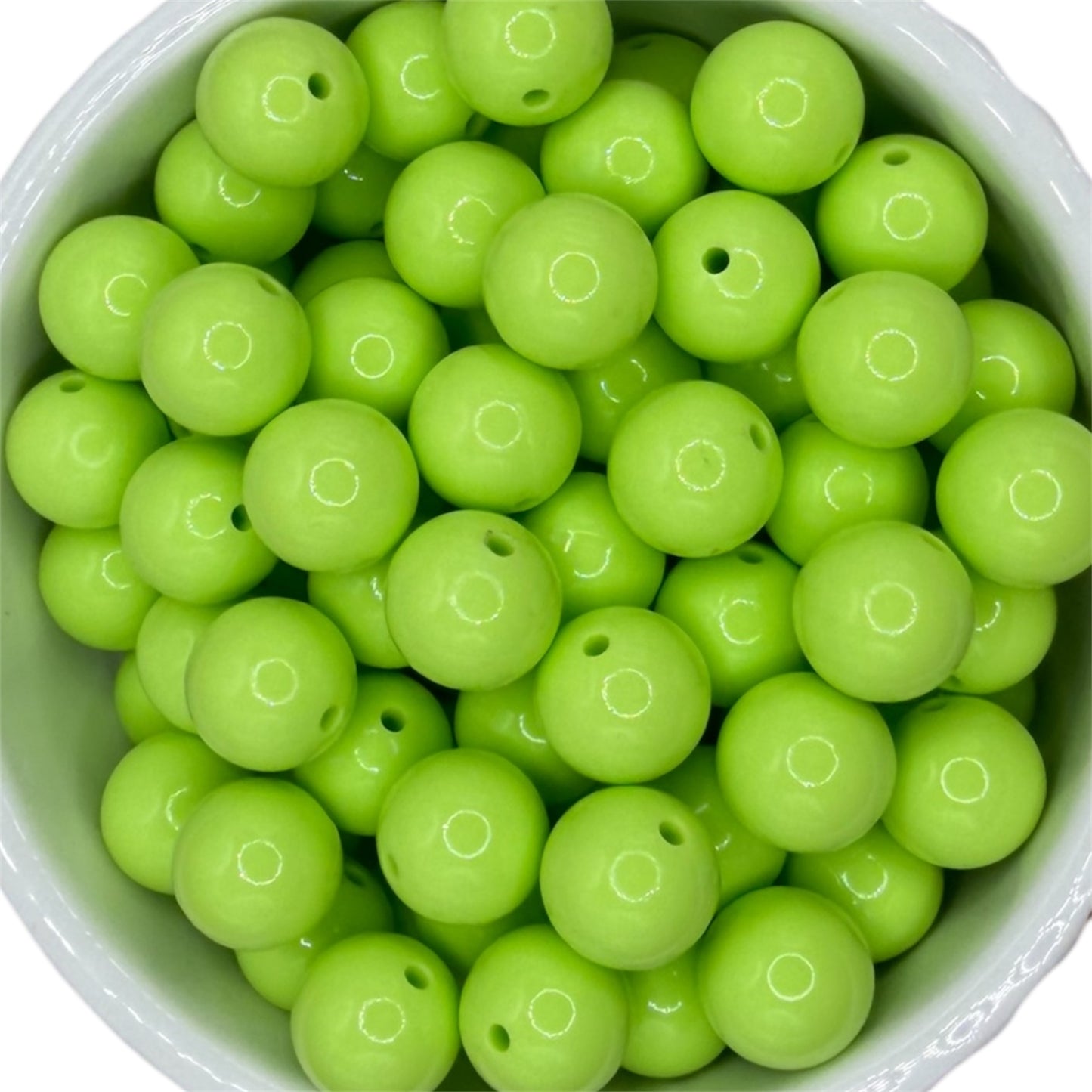 Melon- Liquid Silicone Bead 15mm