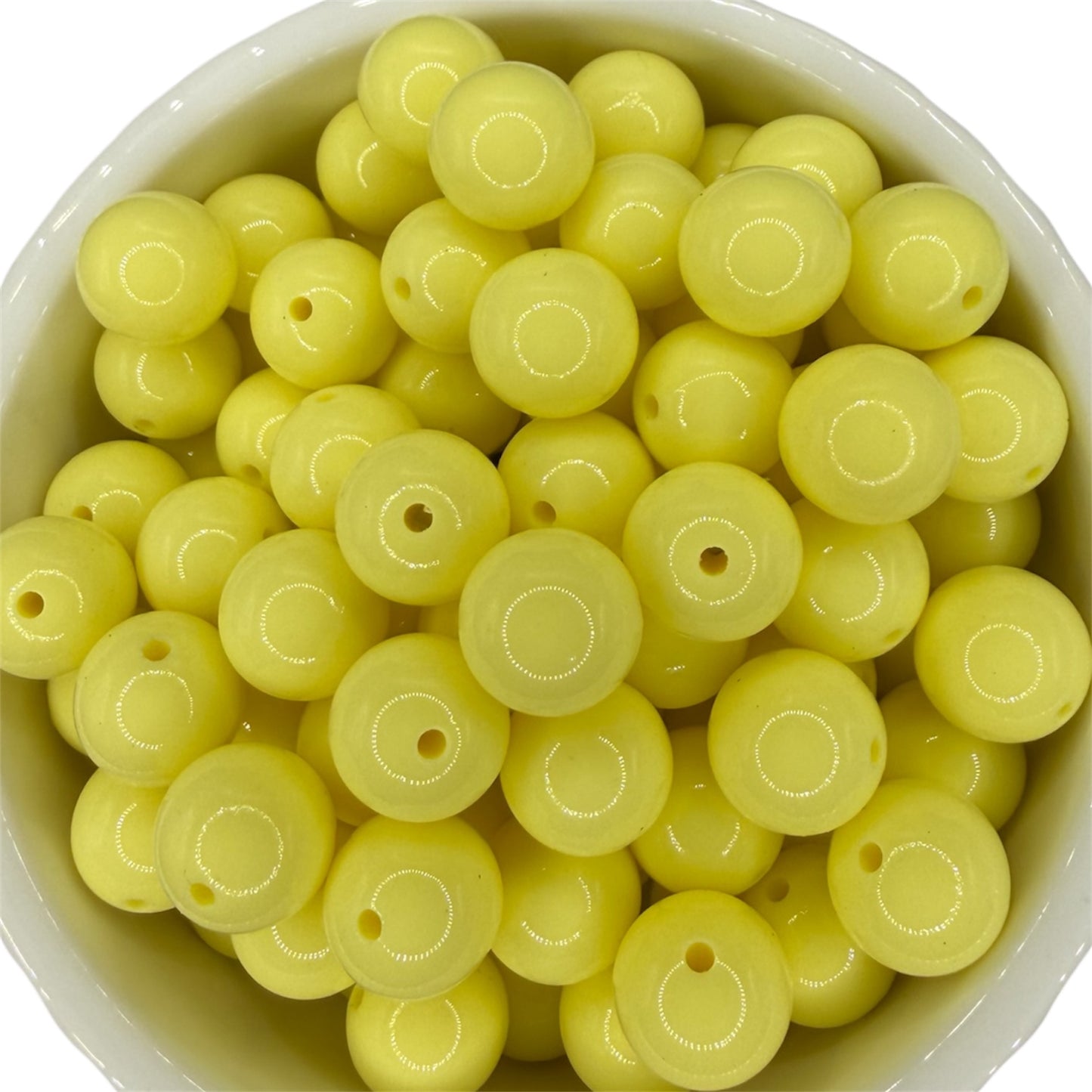 Banana Pudding- Liquid Silicone Bead 15mm