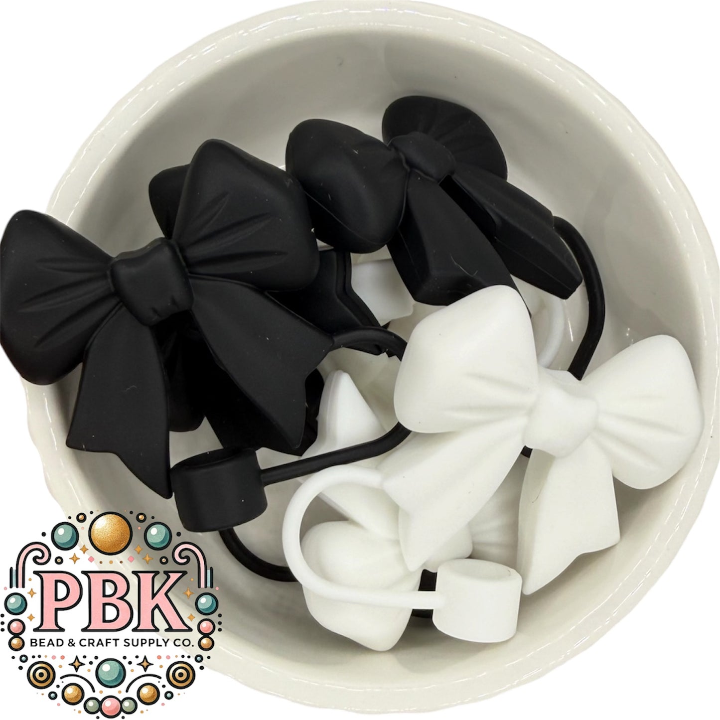 Straw Topper Bows