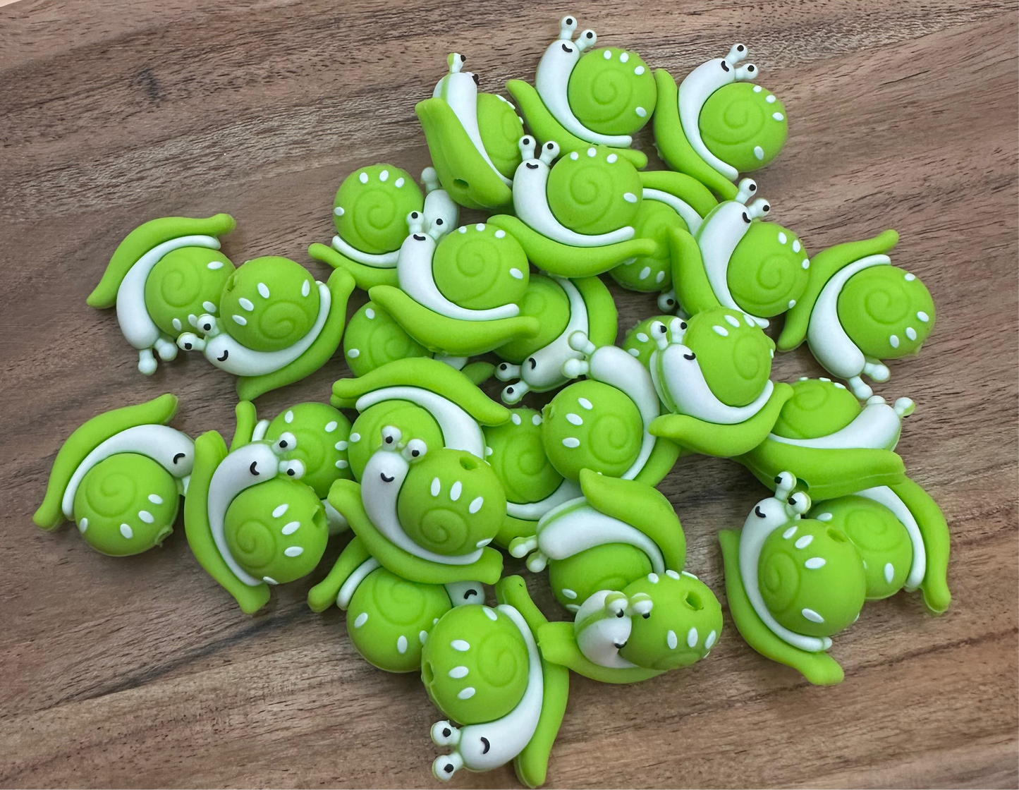 Green Snail (3D)- Silicone Focal