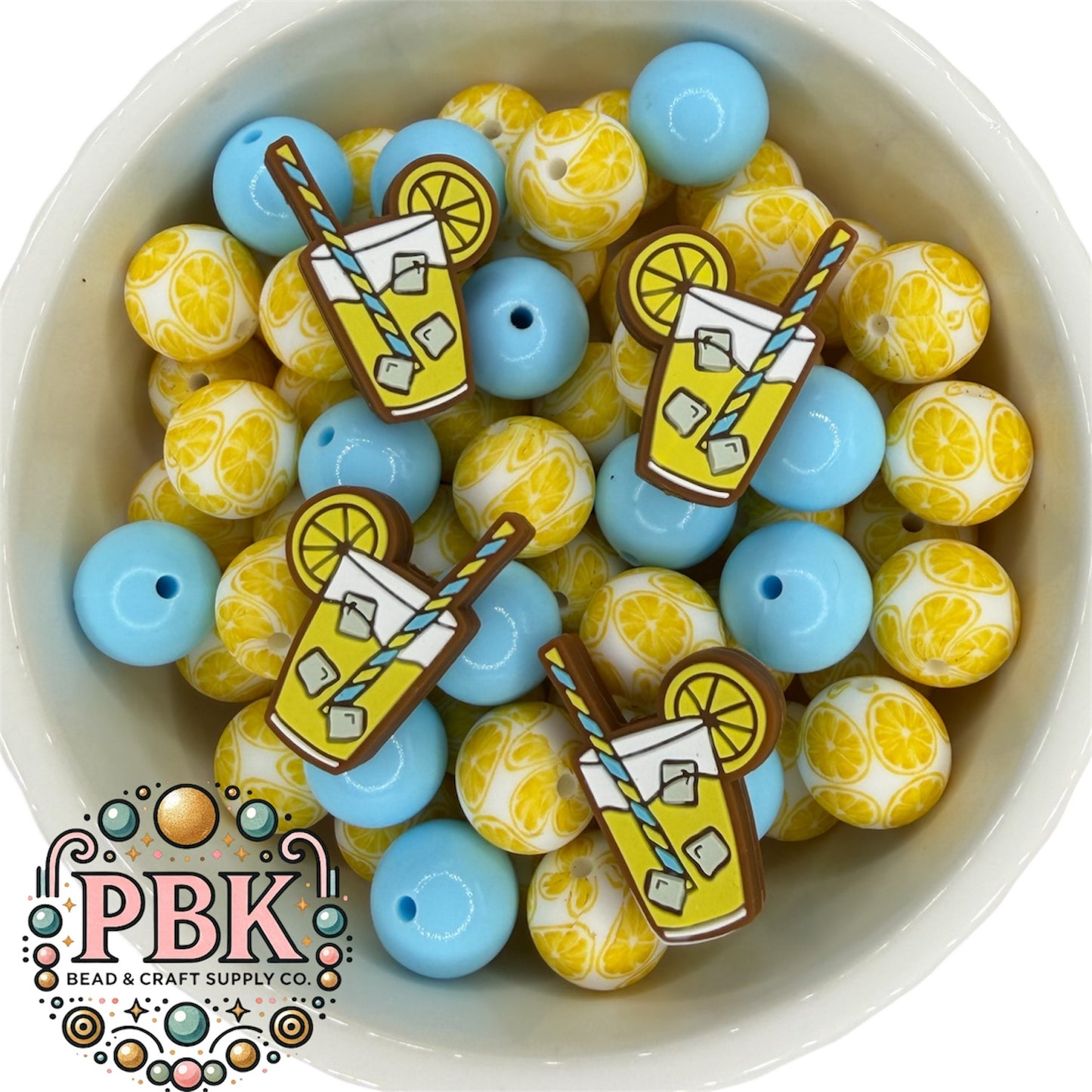 Lemonade- EXCLUSIVE TO PBK- Silicone Focal Bead