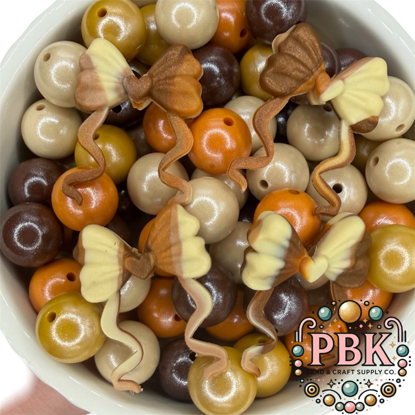Bow with Tails (Neutral Swirl Shimmer) - EXCLUSIVE TO PBK