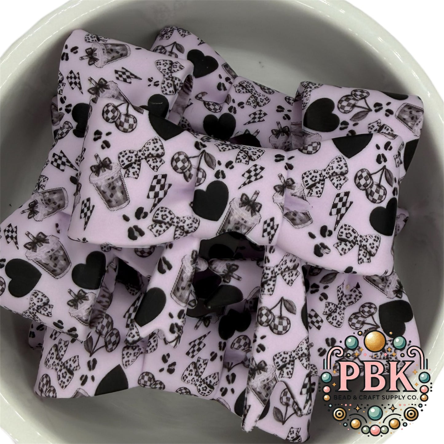 Big Bow- Checkered & Leopard - Exclusive to PBK