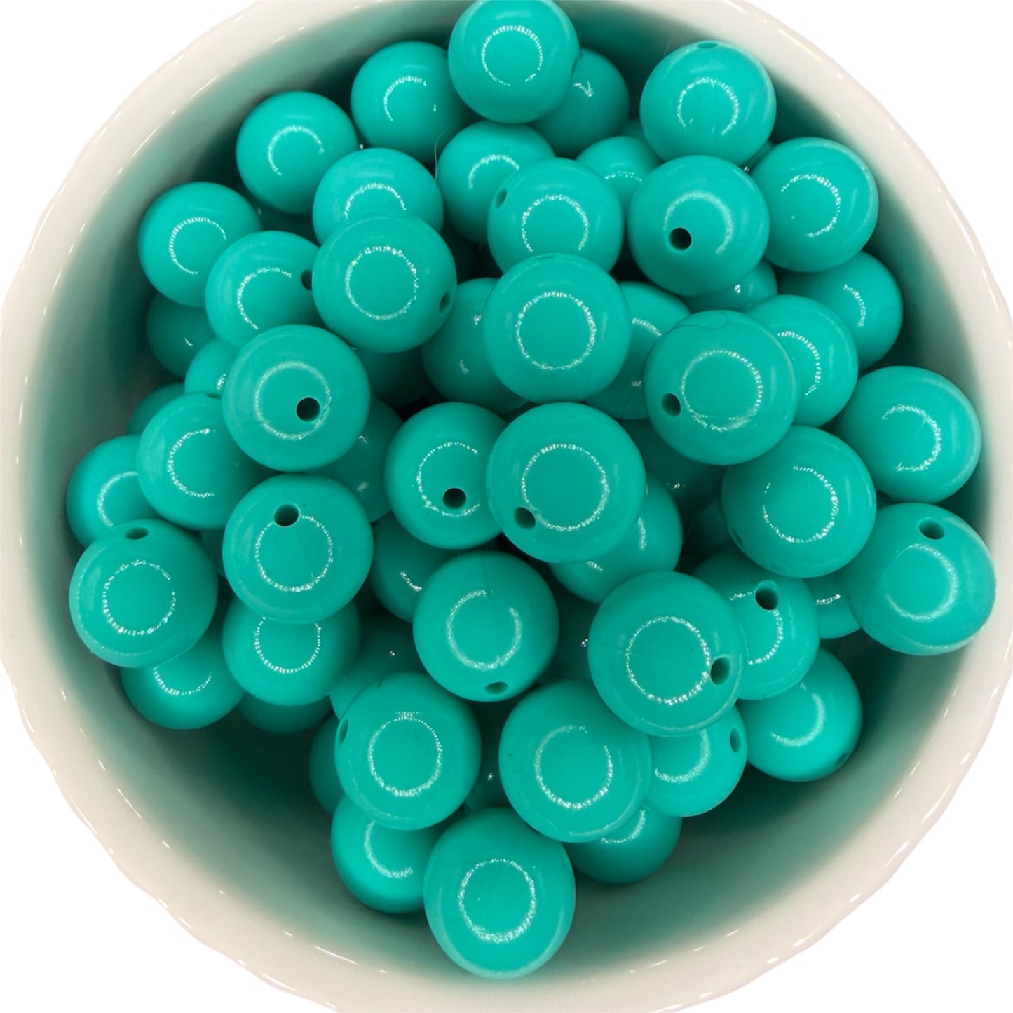 Turquoise - Liquid Silicone Bead 15mm