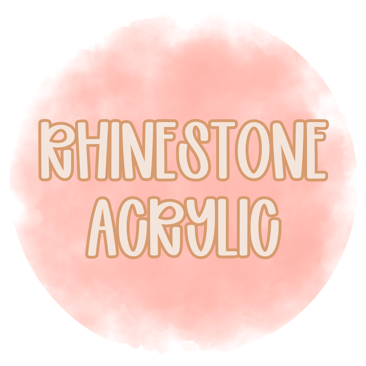 RHINESTONE ACRYLIC