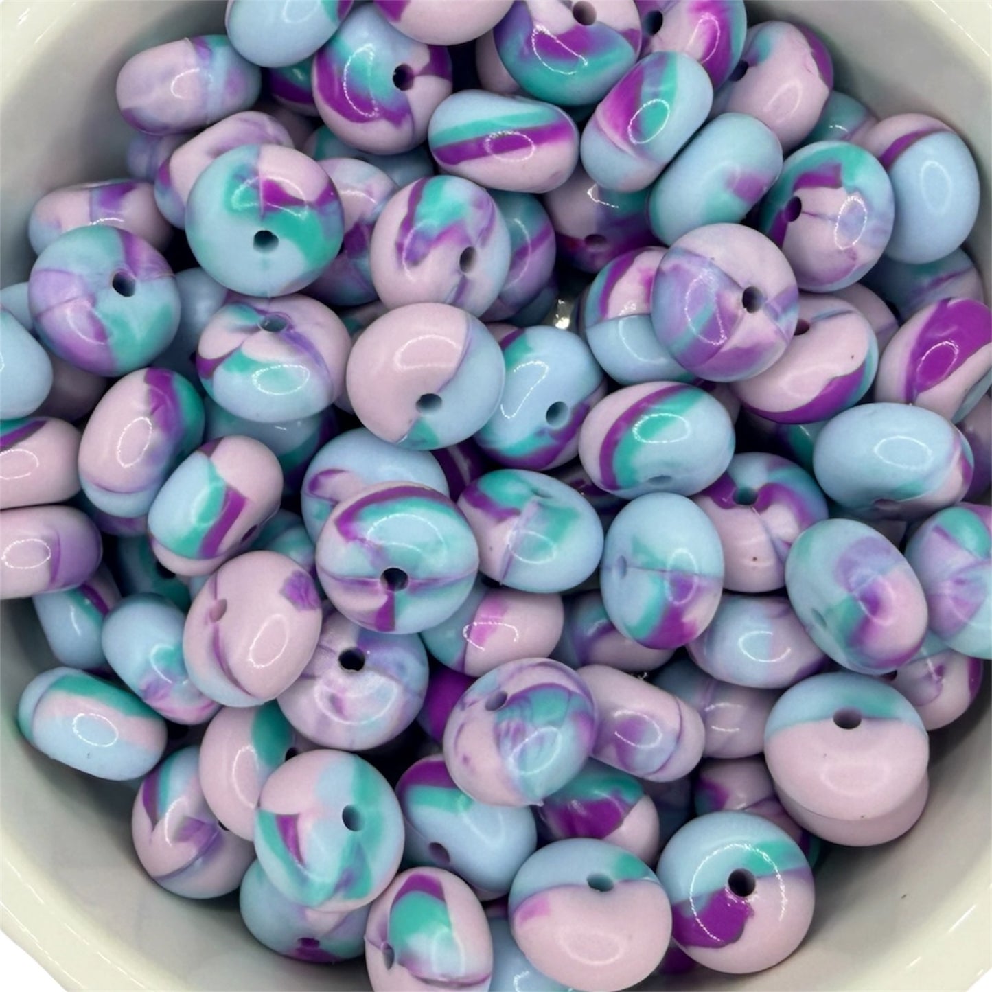 Nostalgia- Silicone Bead Abacus 14mm