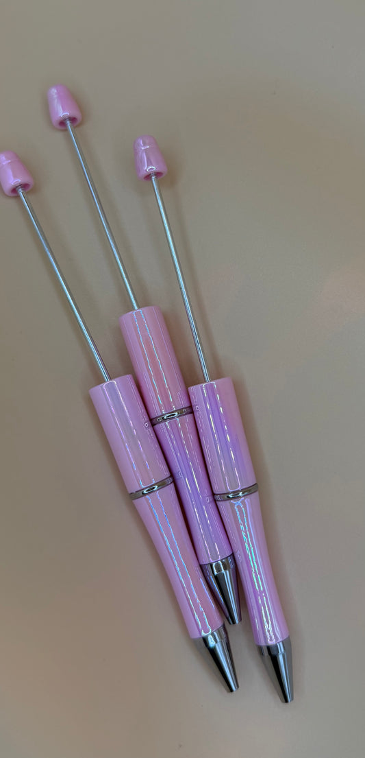 Light Pink Opal- Beadable Pen
