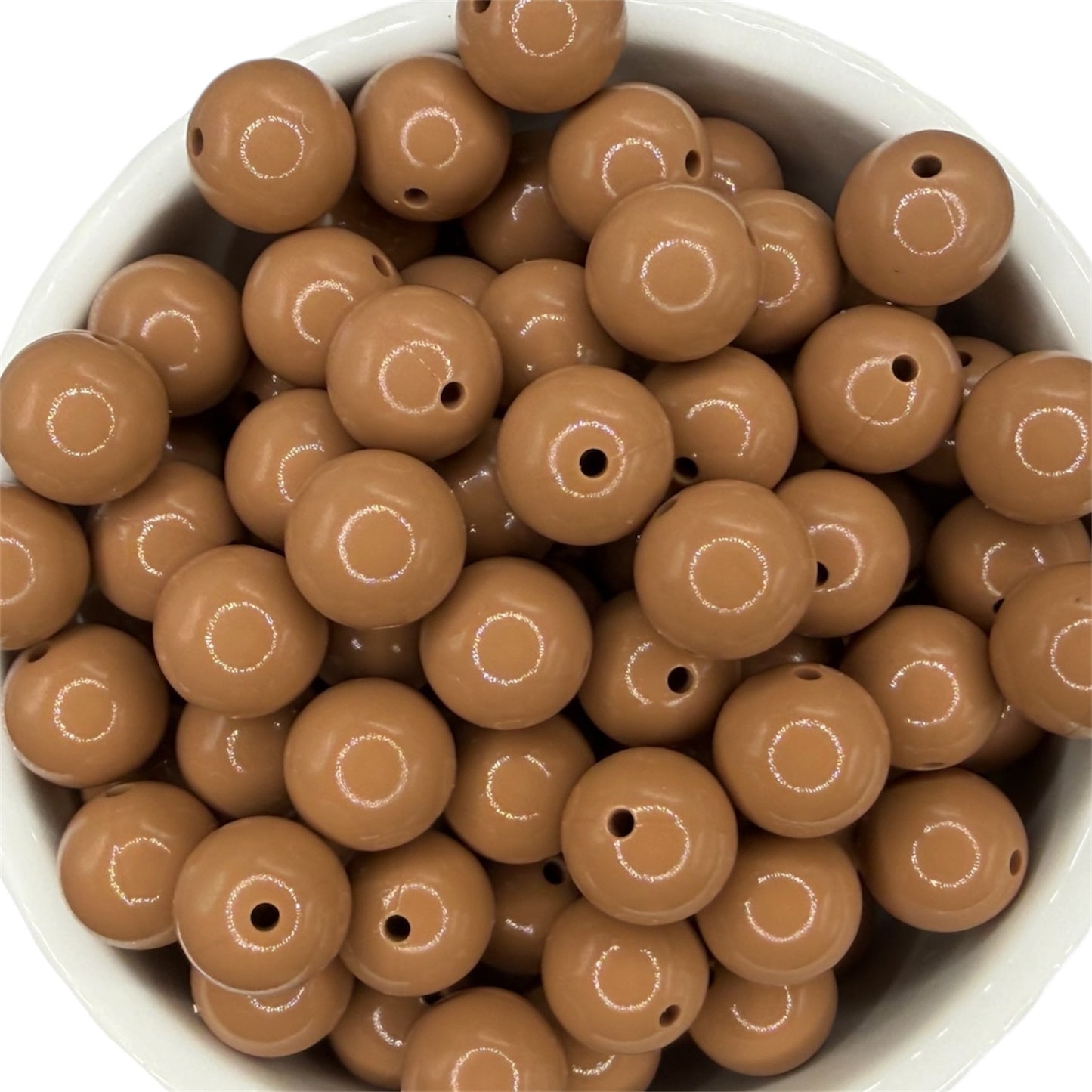 Camel- Liquid Silicone Bead 15mm