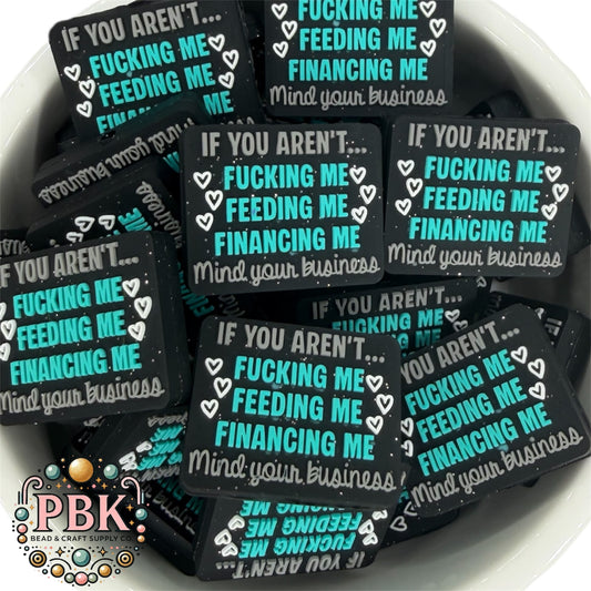 If you aren’t …- EXCLUSIVE TO PBK- Silicone Focal Bead