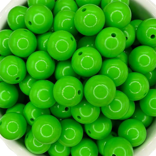Summer Green- Liquid Silicone Bead 15mm
