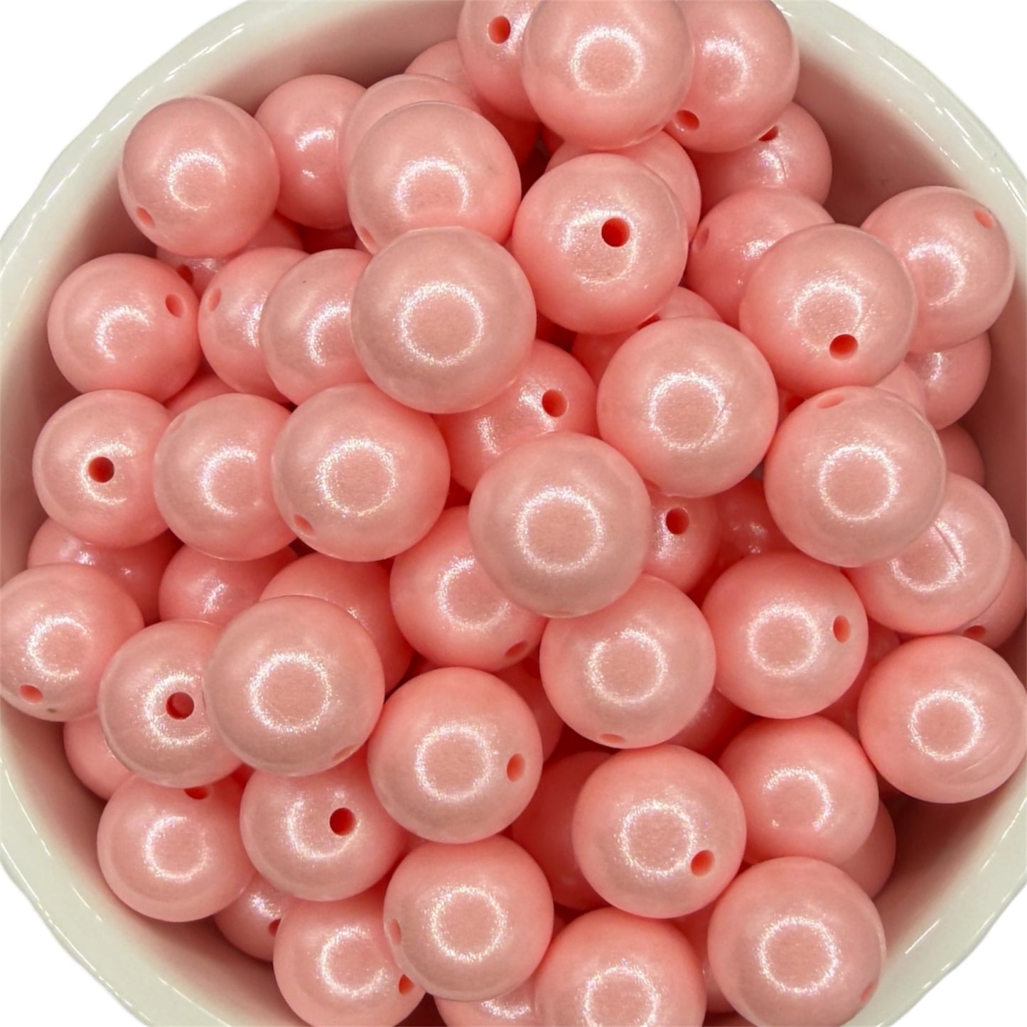 Cherry Blossom Pink- Opal Silicone Bead 15mm