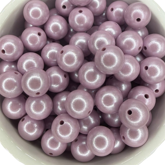 Lilac- Opal Silicone Bead 15mm