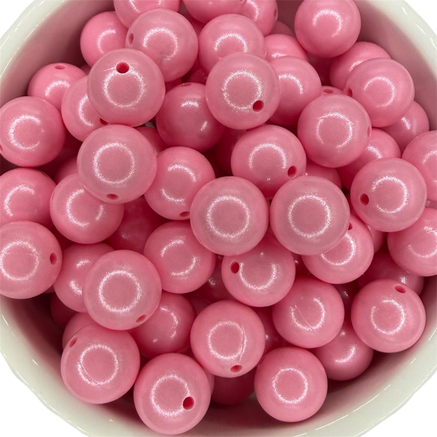 Baby Pink- Opal Silicone Bead 15mm