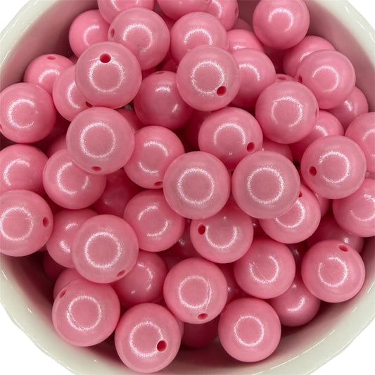 Baby Pink- Opal Silicone Bead 15mm