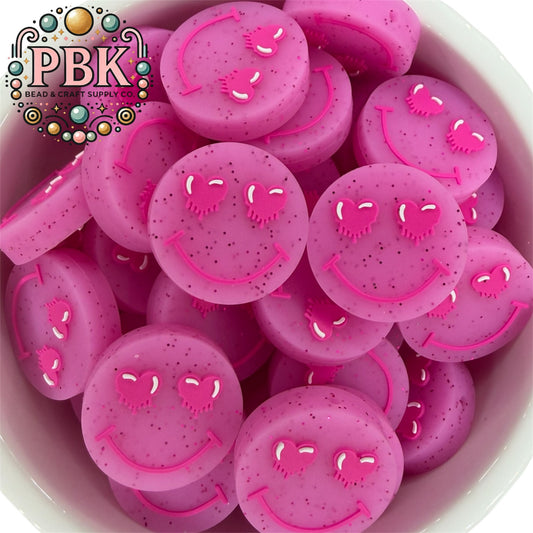 Melting Smiley- EXCLUSIVE TO PBK- Silicone Focal Bead