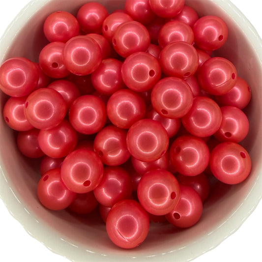 Flamingo Shimmer- Silicone Bead 15mm