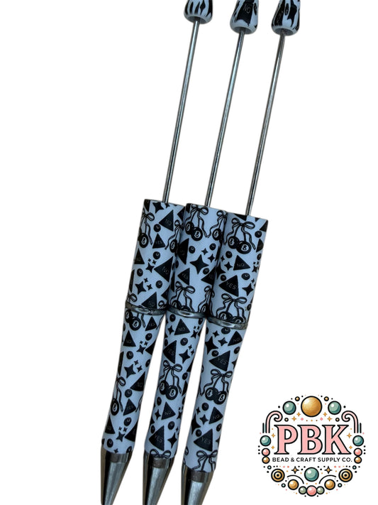 Magic 8-Ball & Bows Print Pen- EXCLUSIVE
