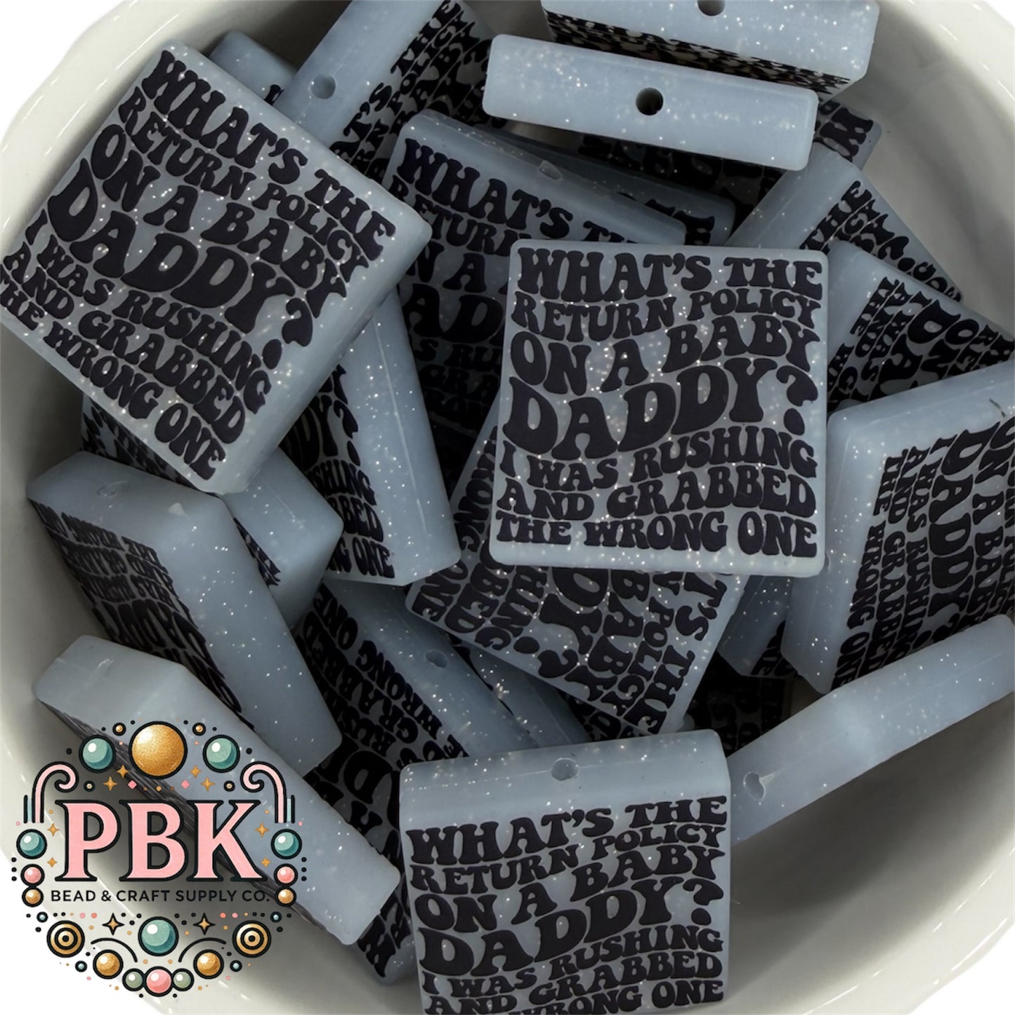 Return Policy- EXCLUSIVE TO PBK- Silicone Focal Bead