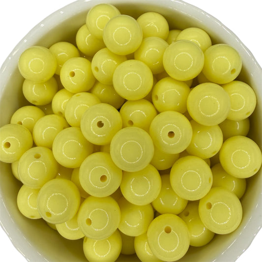 Banana Pudding- Liquid Silicone Bead 15mm