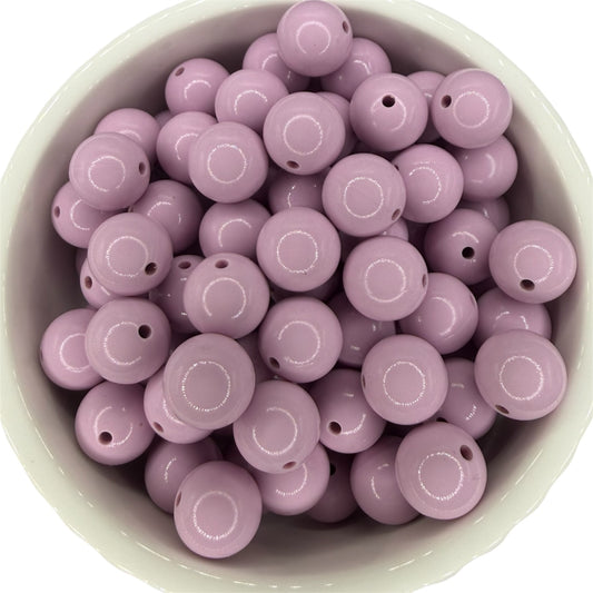 Lilac - Liquid Silicone Bead 15mm