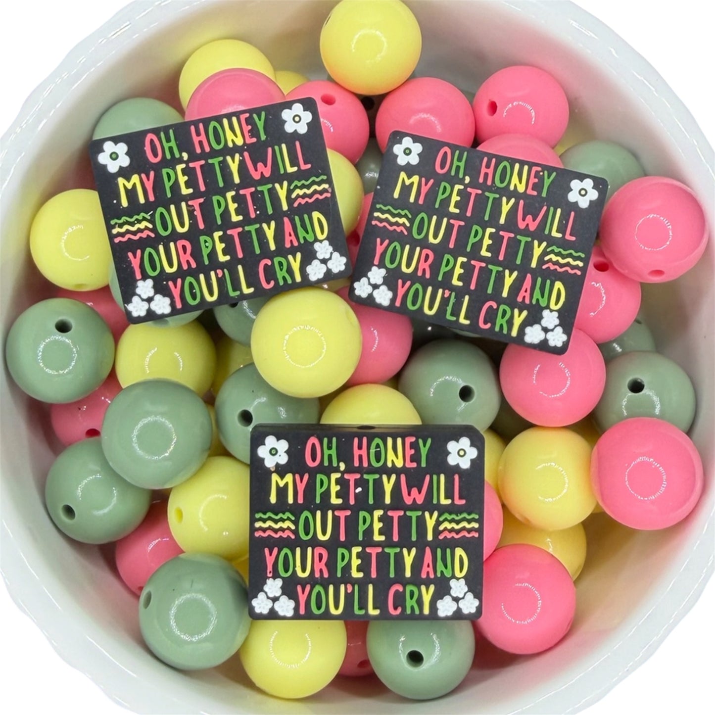 Petty- EXCLUSIVE- Silicone Focal Bead