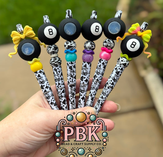 3D 8-Ball Shaker - EXCLUSIVE TO PBK- Silicone Focal Bead