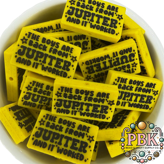 Boys are Back from Jupiter- EXCLUSIVE TO PBK- Silicone Focal Bead