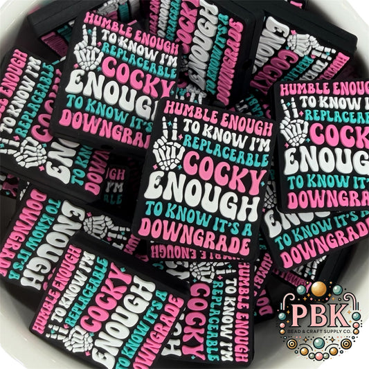 Humble Enough to Know- EXCLUSIVE TO PBK- Silicone Focal Bead