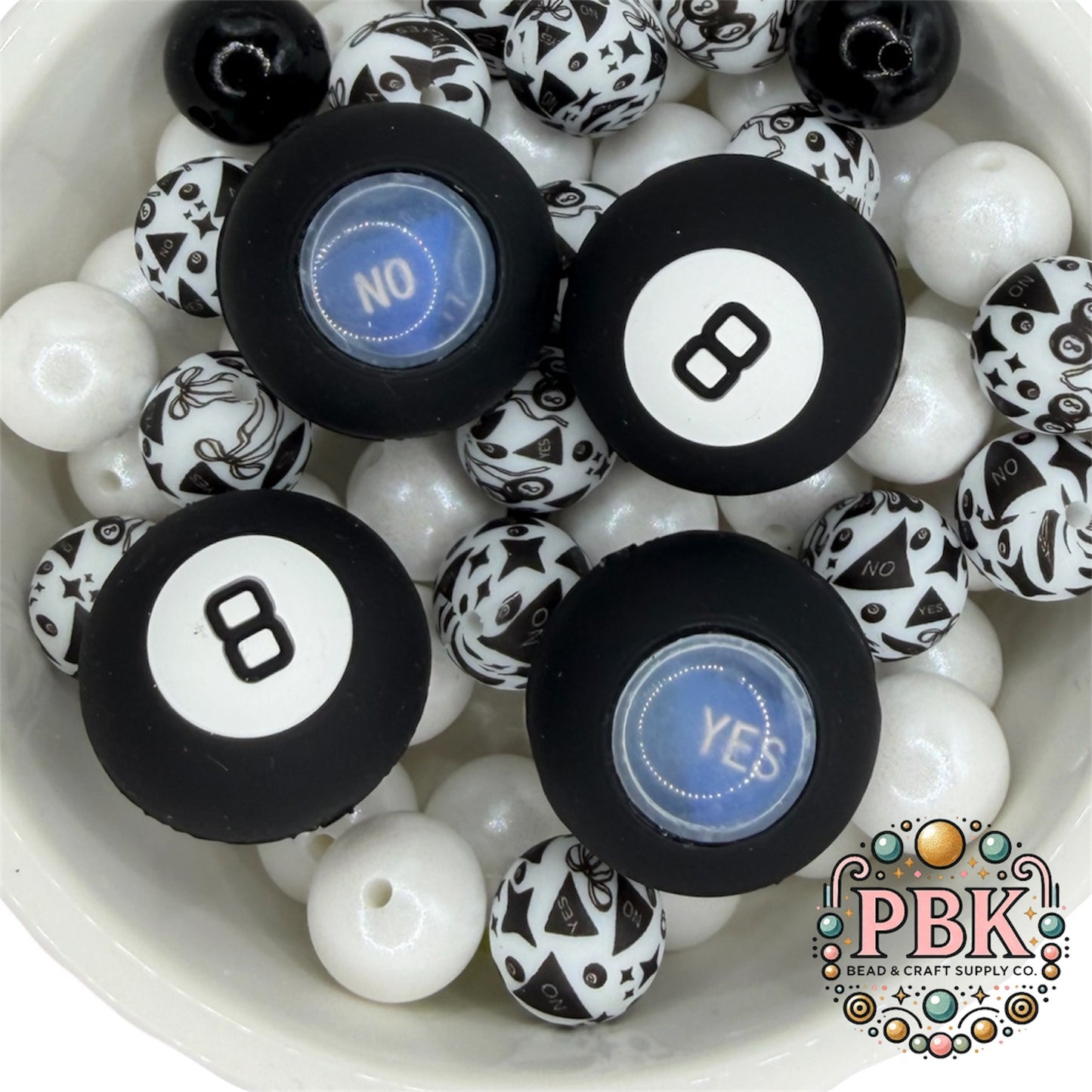 3D 8-Ball Shaker - EXCLUSIVE TO PBK- Silicone Focal Bead