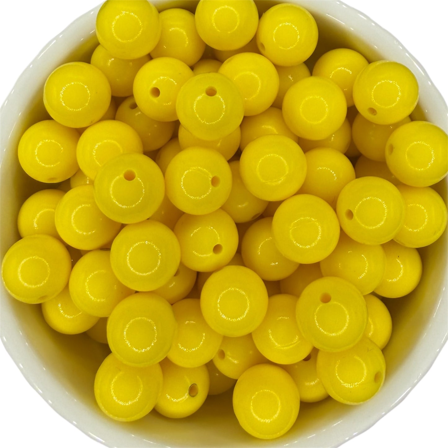 Yellow- Liquid Silicone Bead 15mm