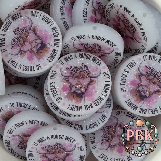 I don’t need bail money, so there’s that! - EXCLUSIVE TO PBK- Silicone Focal Bead