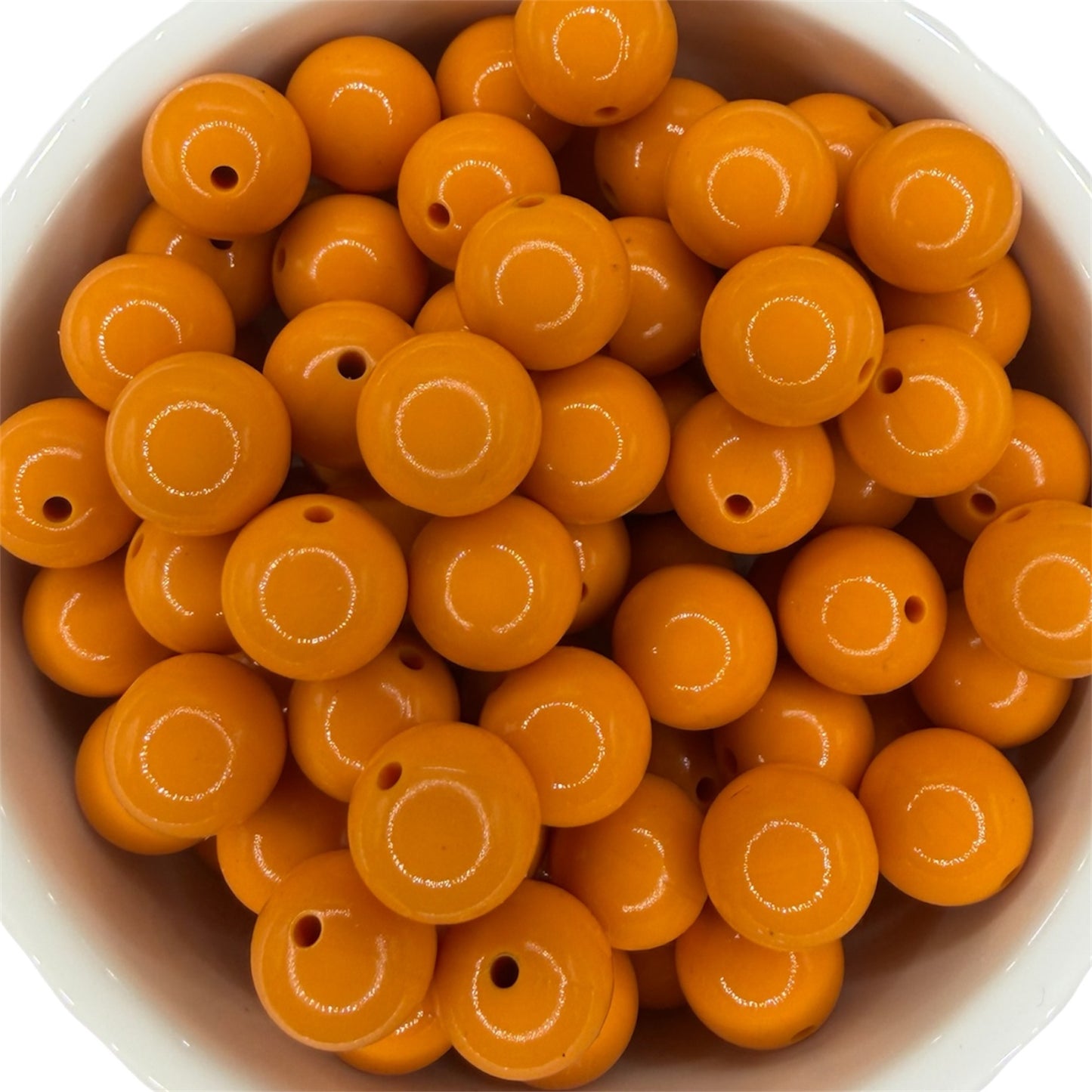 Mango- Liquid Silicone Bead 15mm
