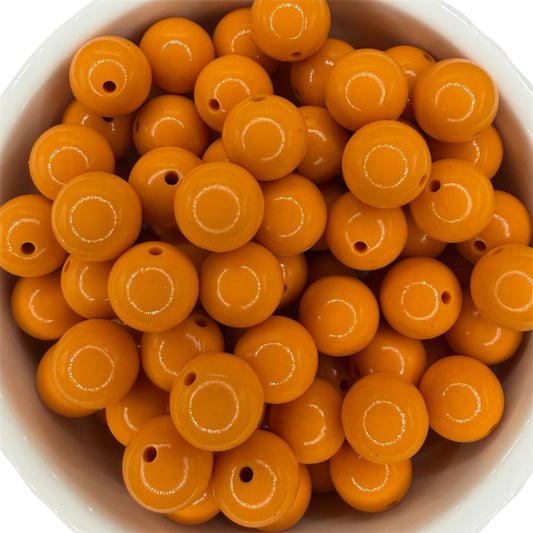 Mango- Liquid Silicone Bead 15mm
