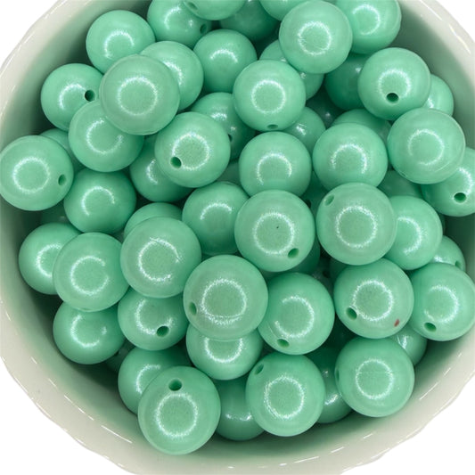 Light Aqua - Opal Silicone Bead 15mm