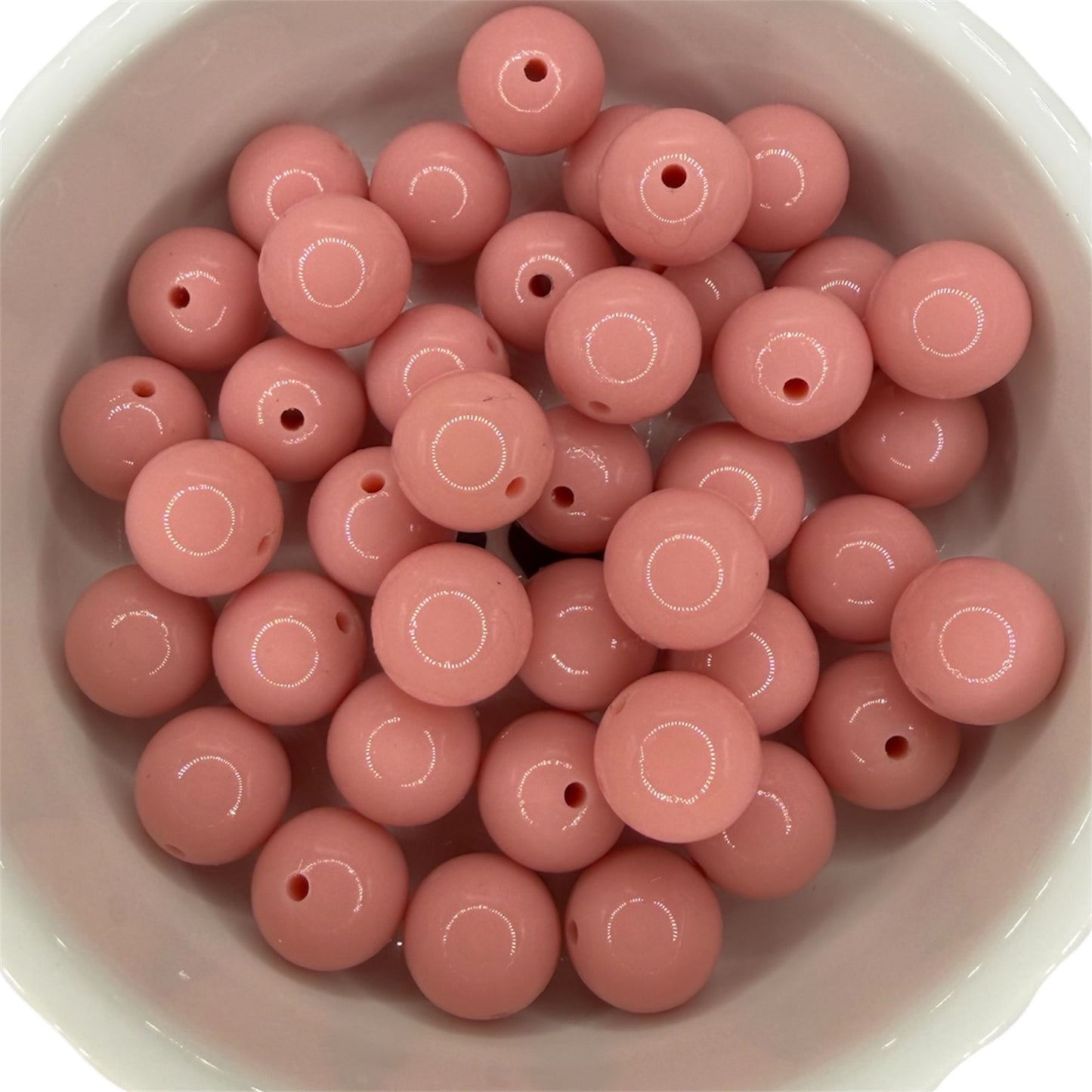 Pale Pink - Liquid Silicone Bead 15mm