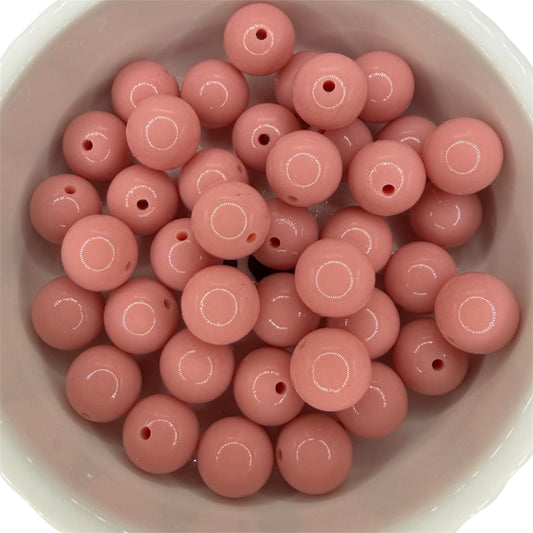 Pale Pink - Liquid Silicone Bead 15mm