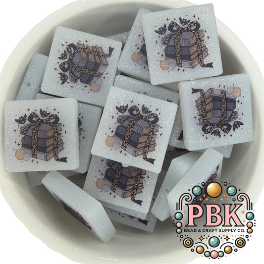 Books & Bats- EXCLUSIVE TO PBK- Silicone Focal Bead
