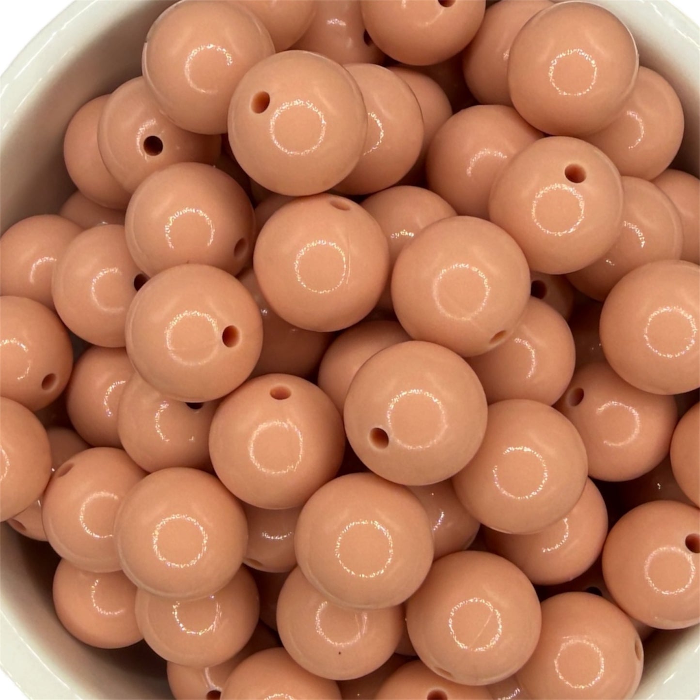 Dusty Rose - Liquid Silicone Bead 15mm