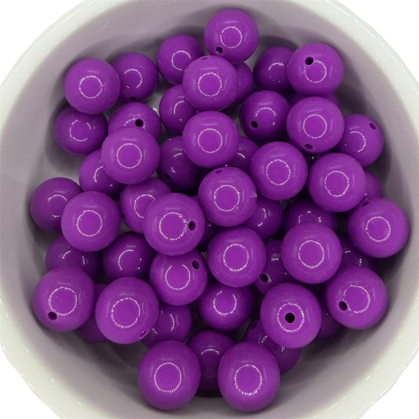 Darker Purple - Liquid Silicone Bead 15mm