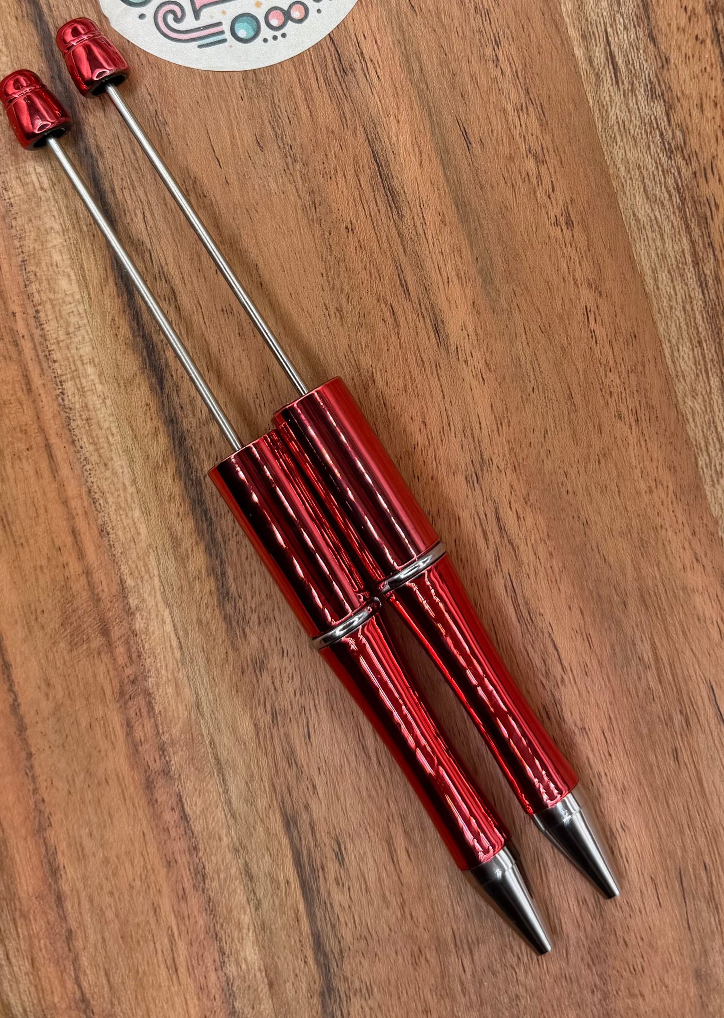 Red Metallic -Beadable Pen
