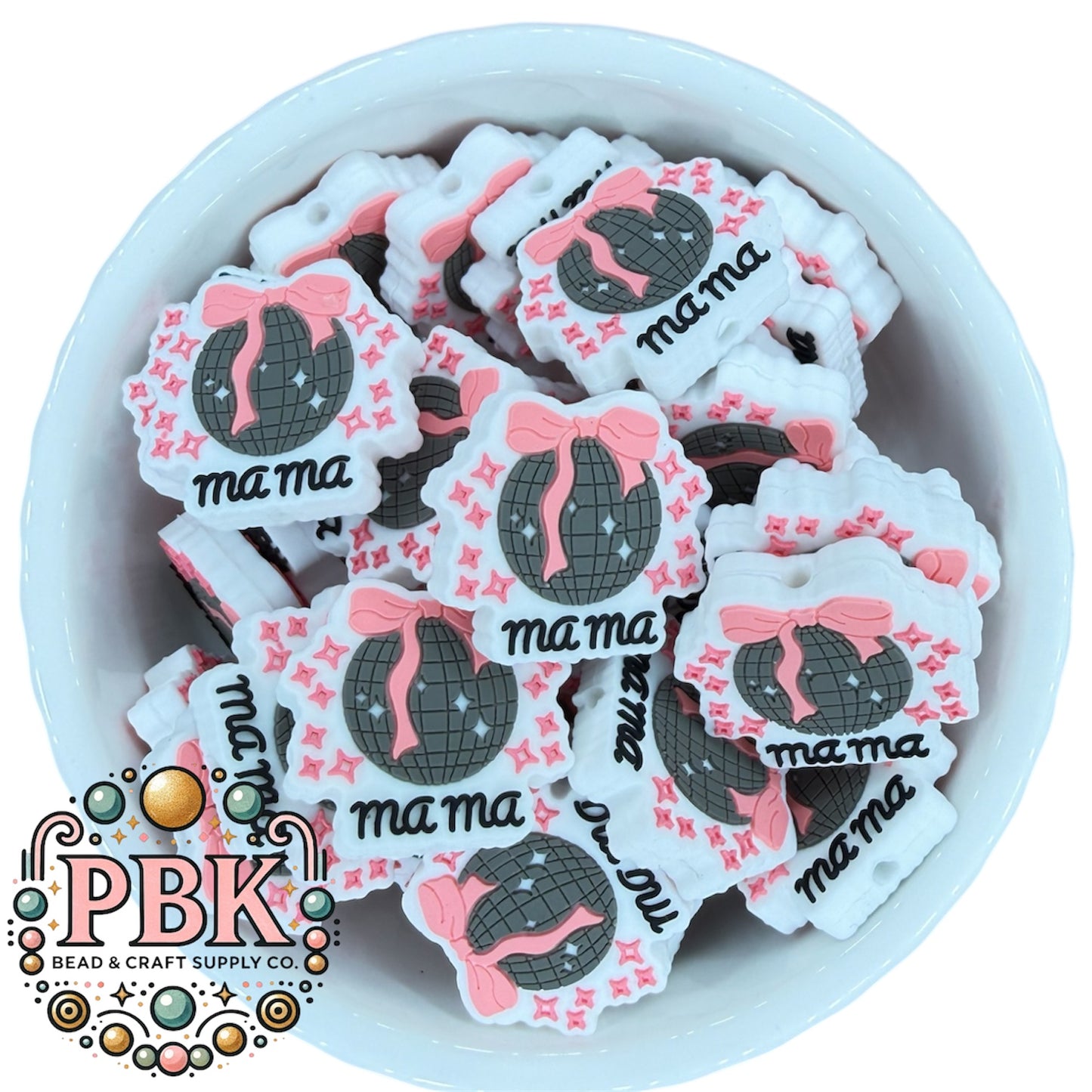 Mama Disco- EXCLUSIVE TO PBK- Silicone Focal Bead