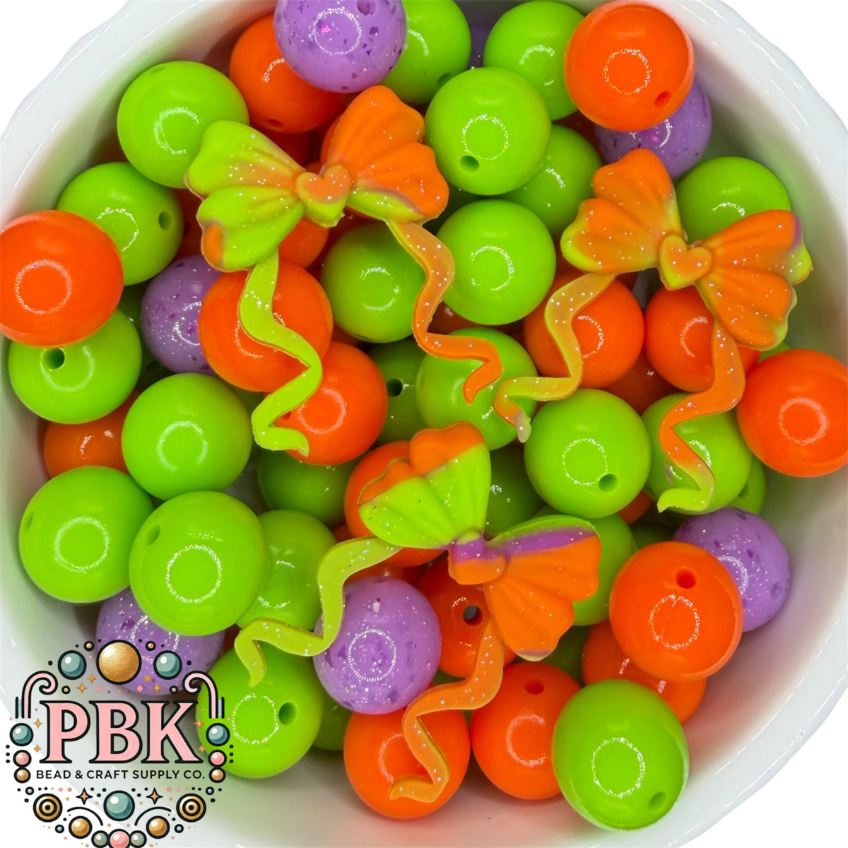Bow with Tails (Spooky Swirl) - EXCLUSIVE TO PBK