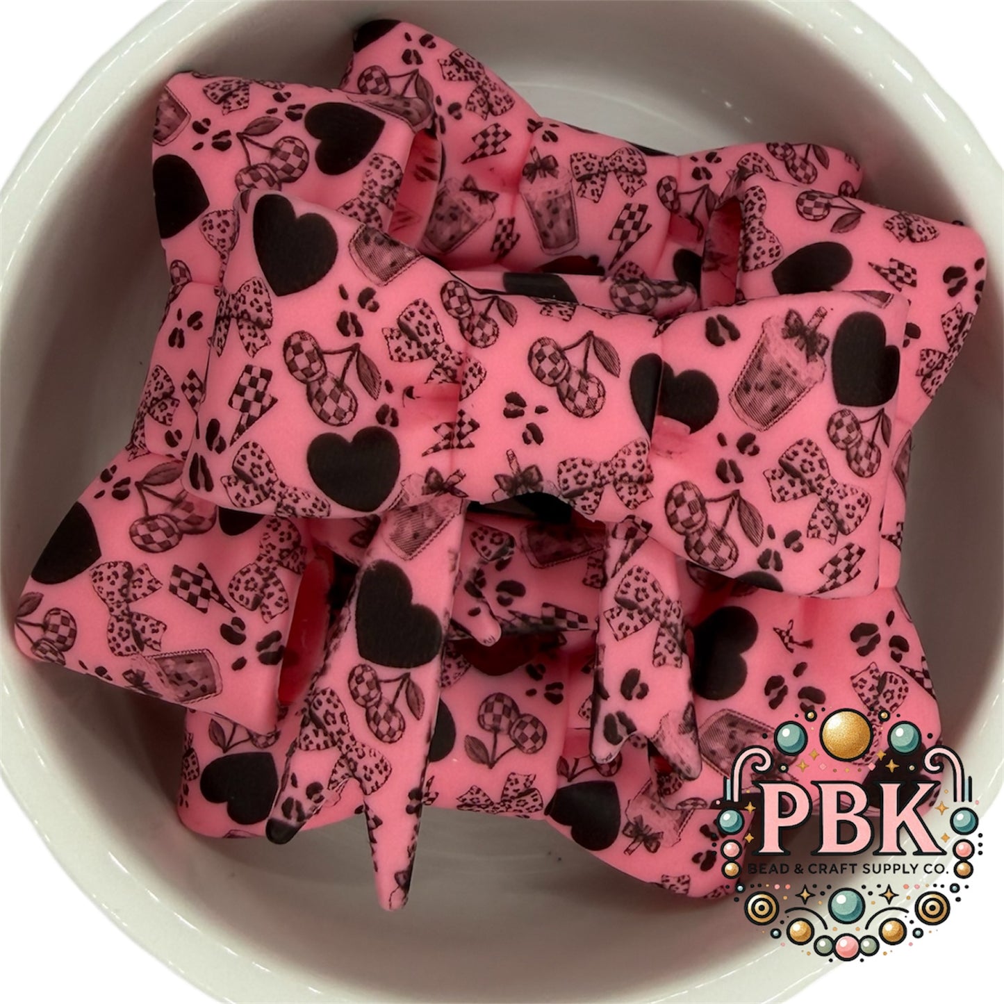 Big Bow- Checkered & Leopard - Exclusive to PBK