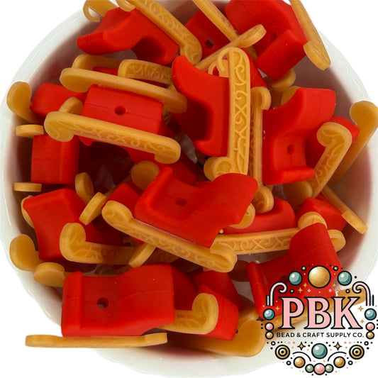 3D Sleigh- EXCLUSIVE TO PBK- Silicone Focal Bead