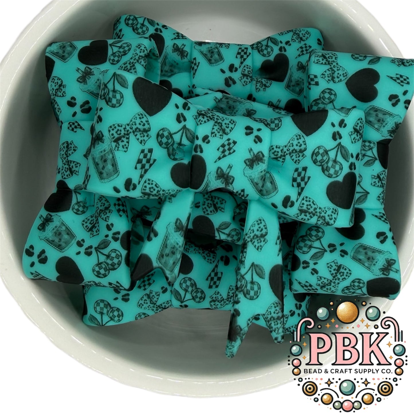 Big Bow- Checkered & Leopard - Exclusive to PBK