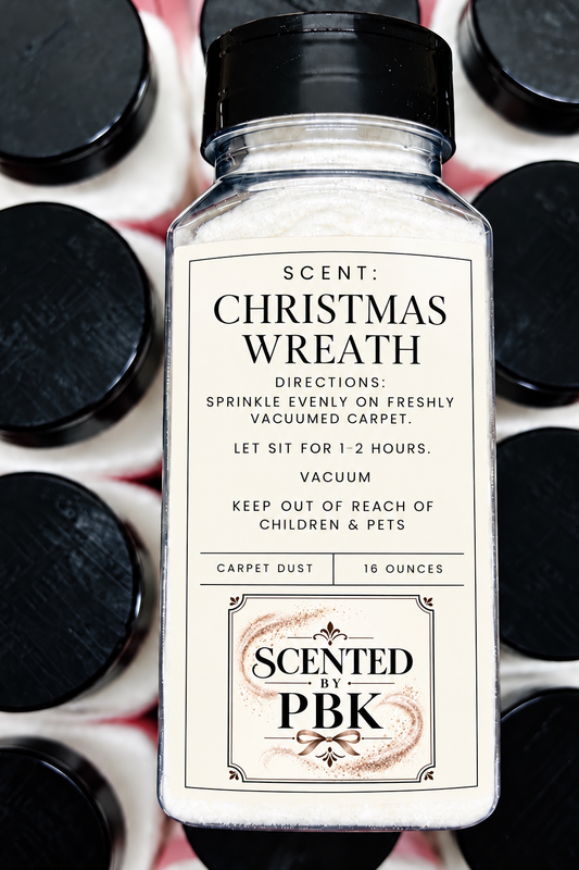 16oz. Carpet Dust- Christmas Wreath