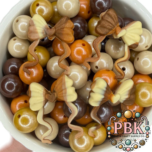 Bow with Tails (Neutral Swirl Shimmer) - EXCLUSIVE TO PBK