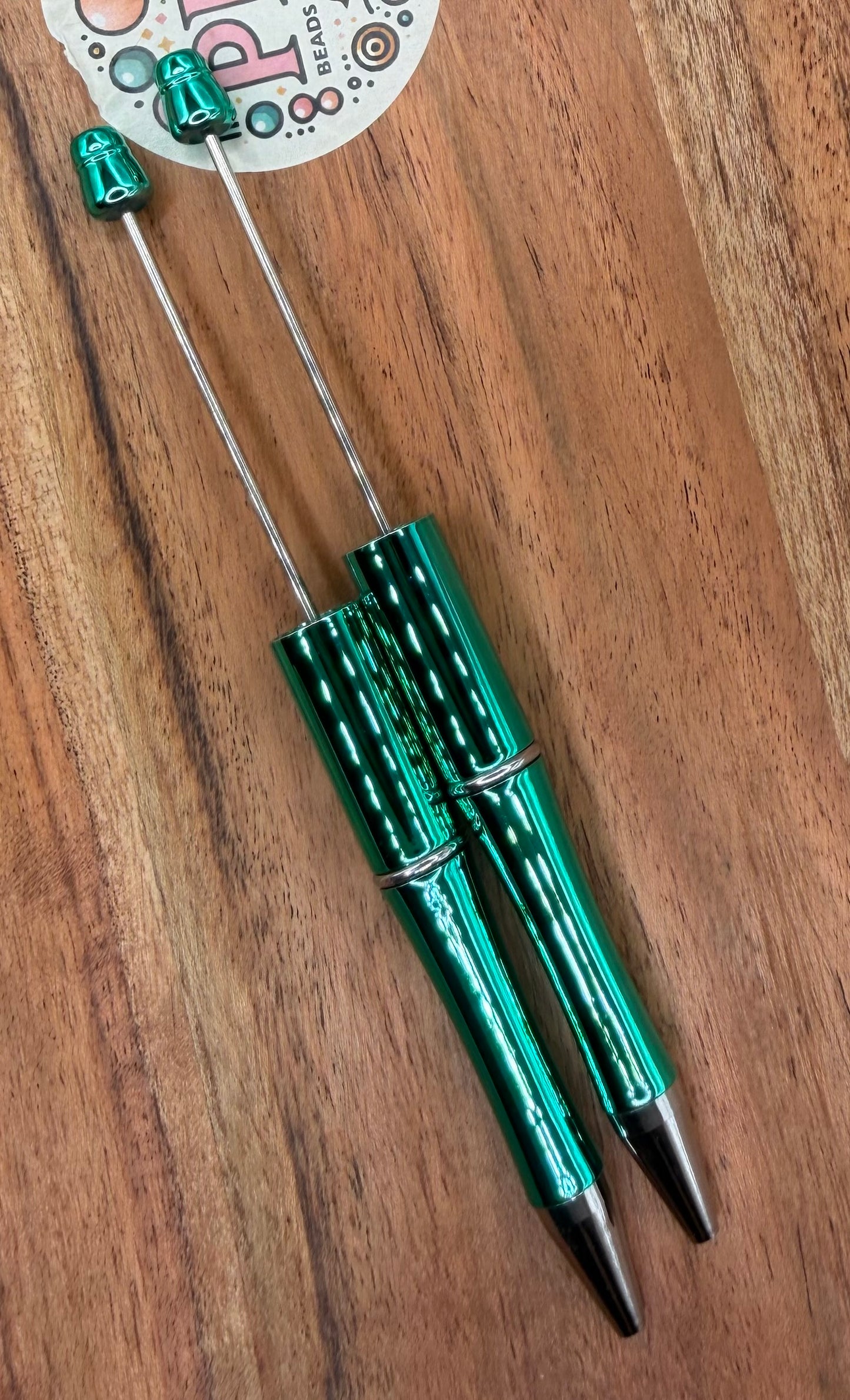 Teal Metallic -Beadable Pen