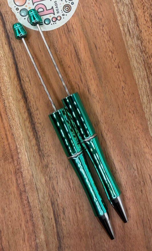 Teal Metallic -Beadable Pen