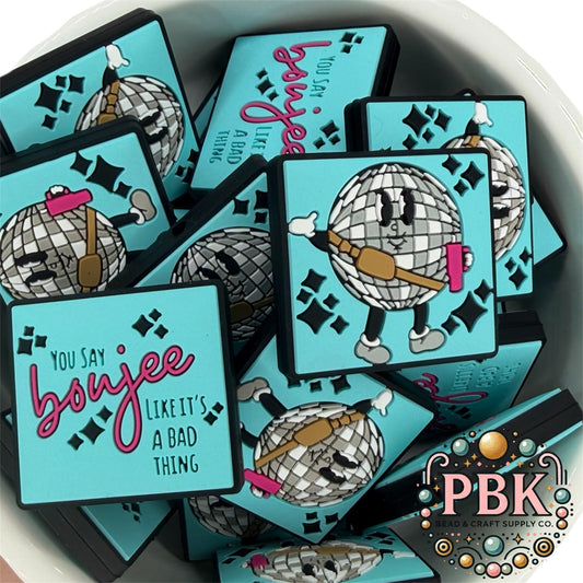 Boujee Disco- EXCLUSIVE TO PBK- Silicone Focal Bead